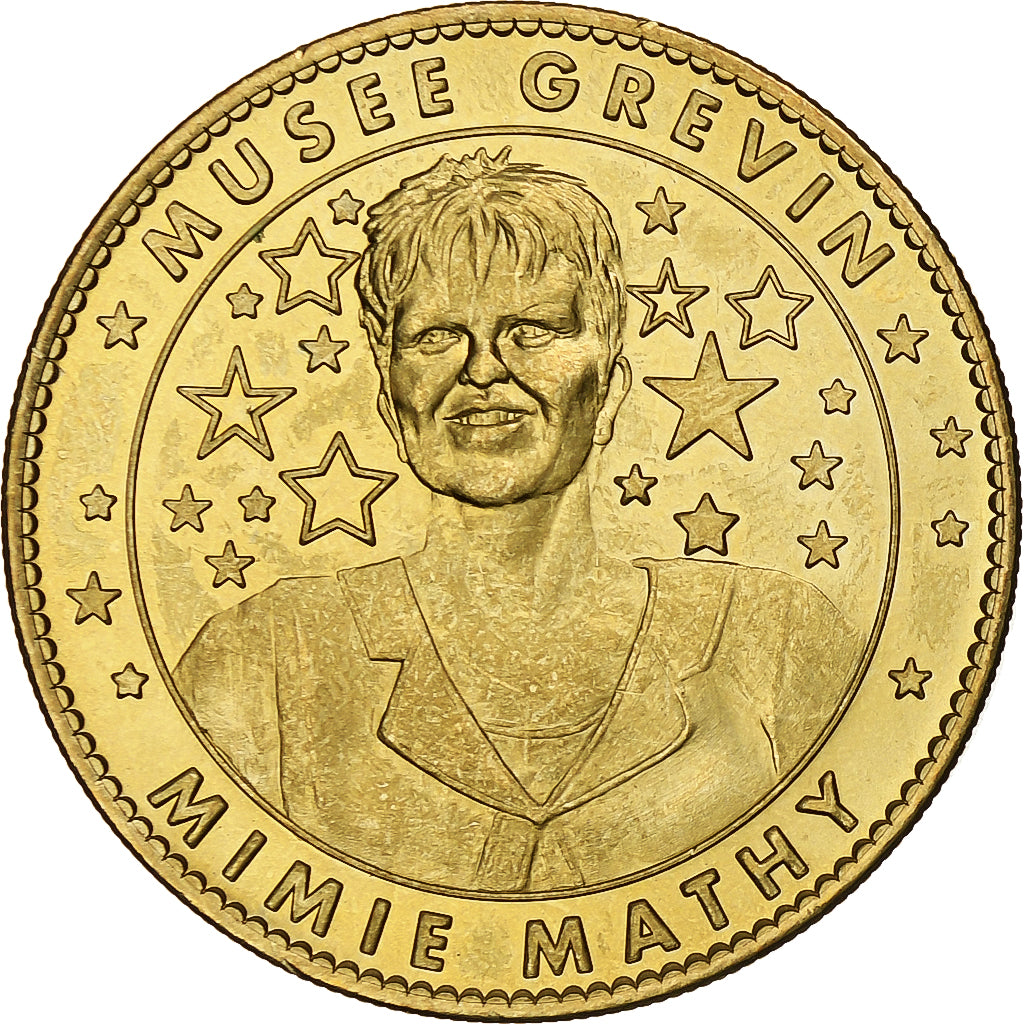 France, Tourist token, Musée Grévin, Mimie Mathy, Arthus-Bertrand