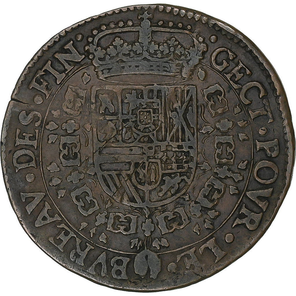 Países Baixos Espanhóis, Token, Carlos II, Bureau des Finances, 1674