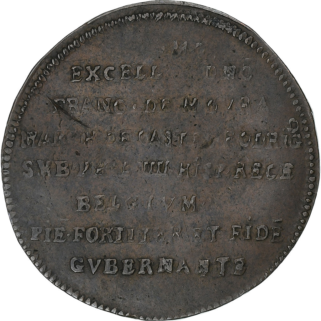 Países Baixos Espanhóis, Token, Bureau des Finances de Bruxelles, 1664