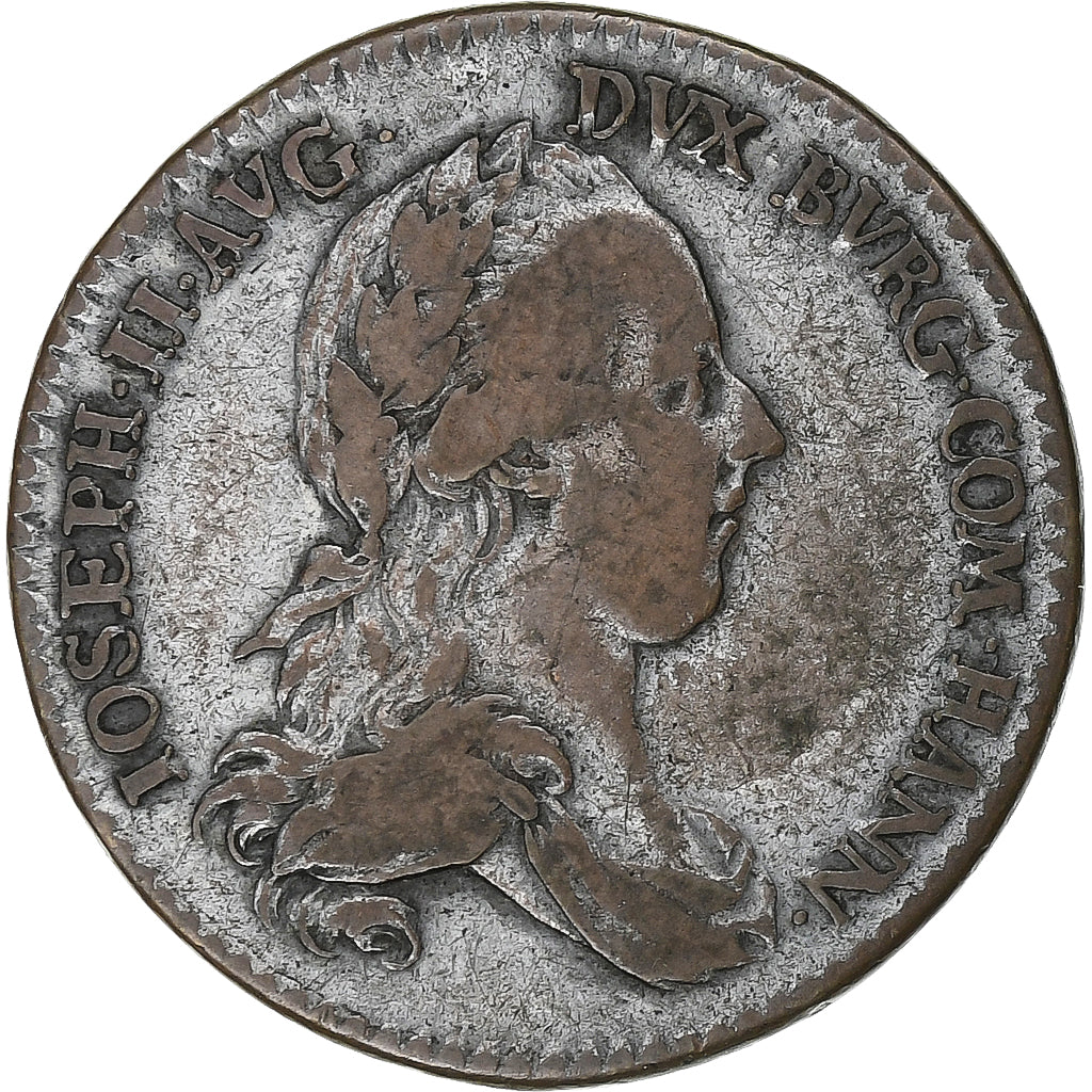 Países Baixos Austríacos, Ficha, Joseph II, Visite de Joseph II, 1781, Cobre