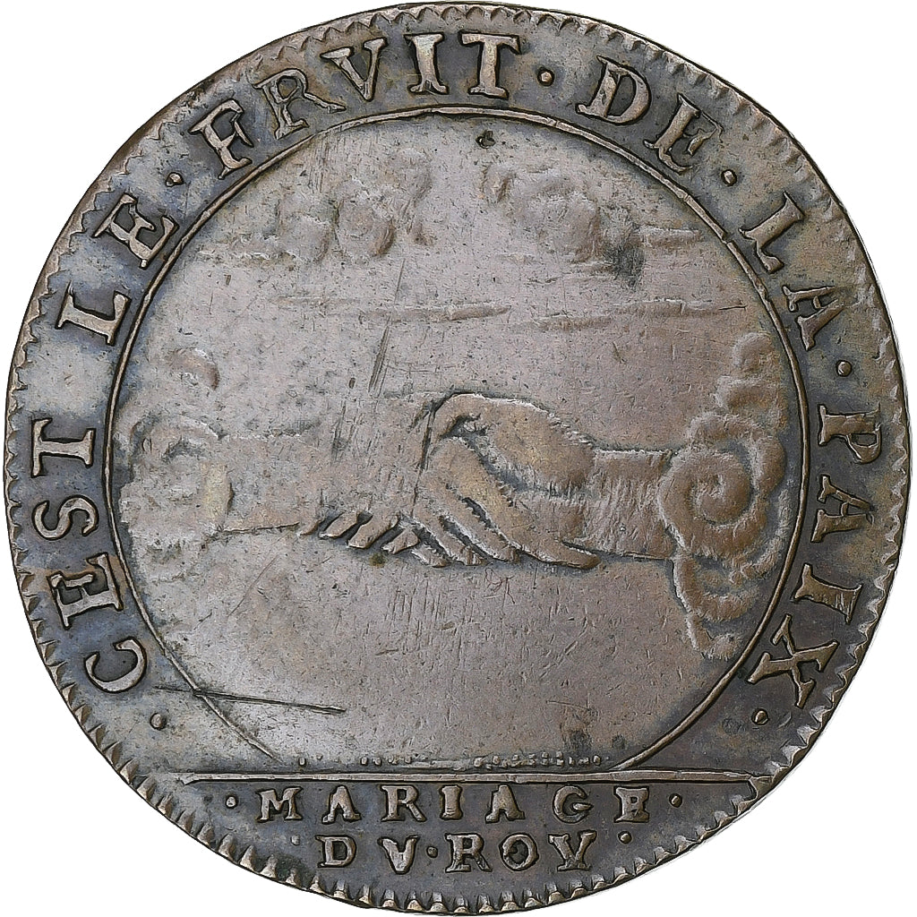 Lage Spaanse landen, Token, Charles II, mariage du roi, Koper, ZF+