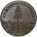 Spanish Netherlands, Token, Charles II, Copper, AU(55-58), Feuardent:14018