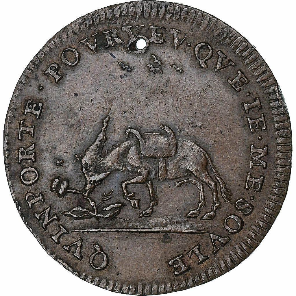 France, Token, 1700, Copper, EF(40-45), Feuardent:12819