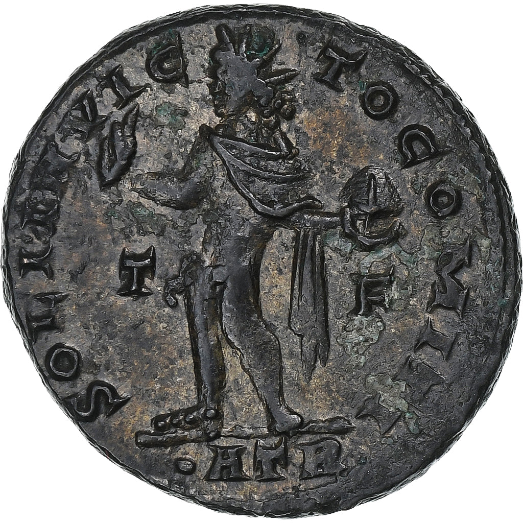 Constantijn I, Follis, 317, Treveri, Bronzen, ZF+, RIC:135