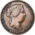 España, Isabel II, 25 Centimos, 1861, Segovia, Cobre, BC+, KM:615.2