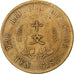 République de Chine, 10 Cash, 1912, Laiton, TTB, KM:301a