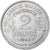 Frankrijk, 2 Francs, Morlon, 1945, Beaumont-Le-Roger, Aluminium, PR