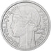 Francia, 2 Francs, Morlon, 1946, Beaumont-Le-Roger, Aluminio, MBC+