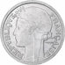 Francia, 2 Francs, Morlon, 1947, Beaumont-Le-Roger, Aluminio, EBC, Gadoury:538a