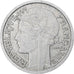 Francia, 2 Francs, Morlon, 1950, Beaumont-Le-Roger, Aluminio, MBC, Gadoury:538a
