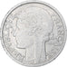 Francia, 2 Francs, Morlon, 1958, Paris, Aluminio, MBC, Gadoury:538a, KM:886a.1