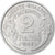 Francia, 2 Francs, Morlon, 1958, Paris, Aluminio, MBC, Gadoury:538a, KM:886a.1
