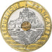 France, 20 Francs, Mont Saint Michel, 1994, Pessac, Tri-Metallic, SPL