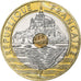 France, 20 Francs, Mont Saint Michel, 1994, Pessac, Tri-Metallic, MS(63)