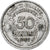 Francia, 50 Centimes, Morlon, 1947, Paris, Aluminio, MBC, Gadoury:426b