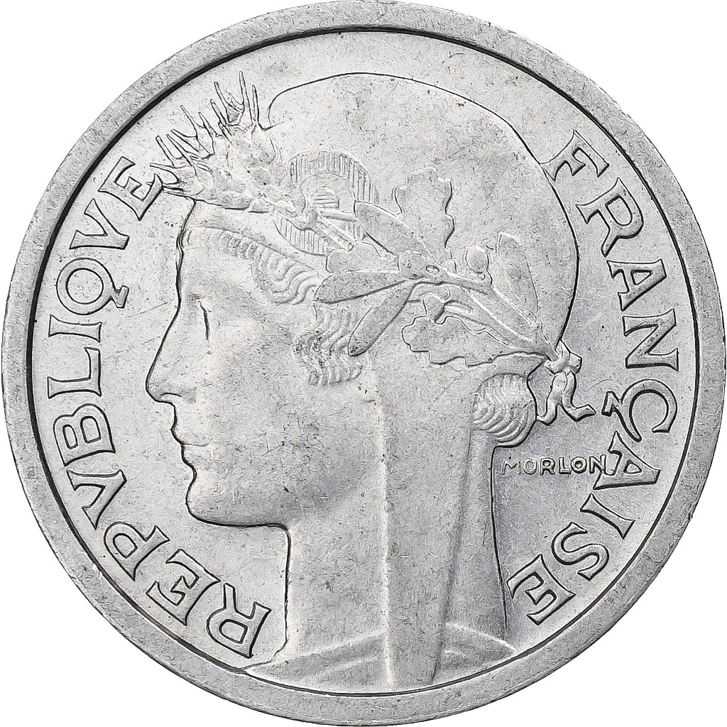 Francja, Franc, Morlon, 1948, Beaumont-Le-Roger, Aluminium, MS(60-62)