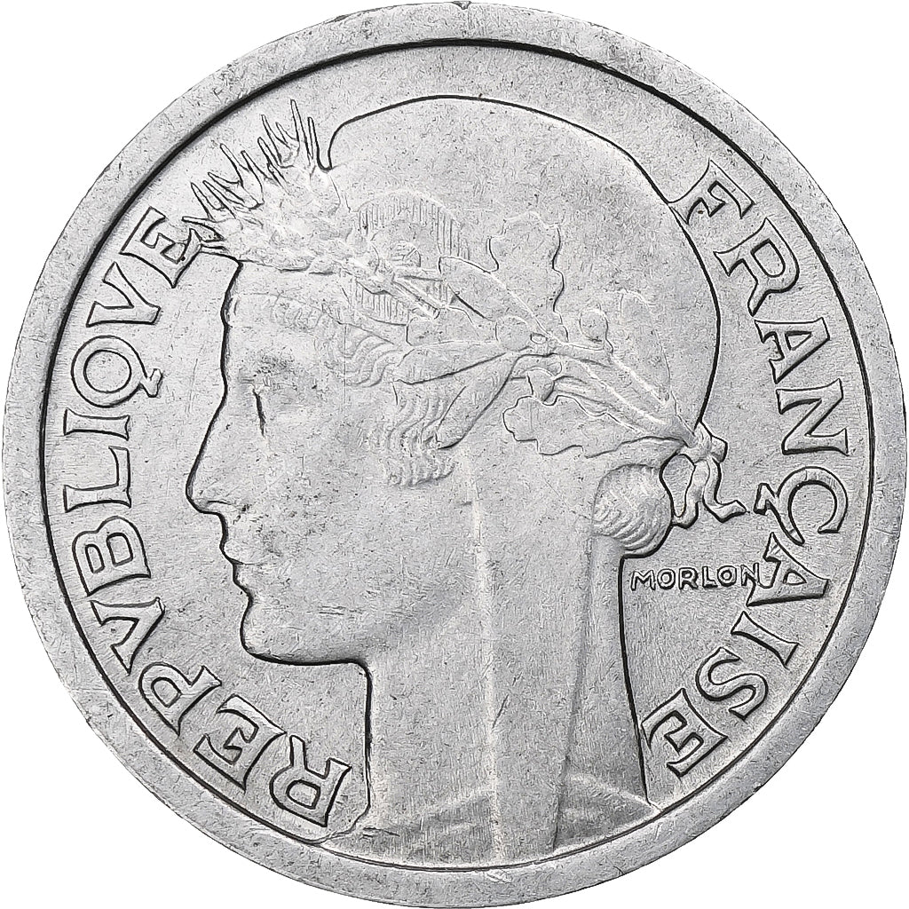 França, Franc, Morlon, 1949, Paris, Alumínio, AU(55-58), Gadoury:473b