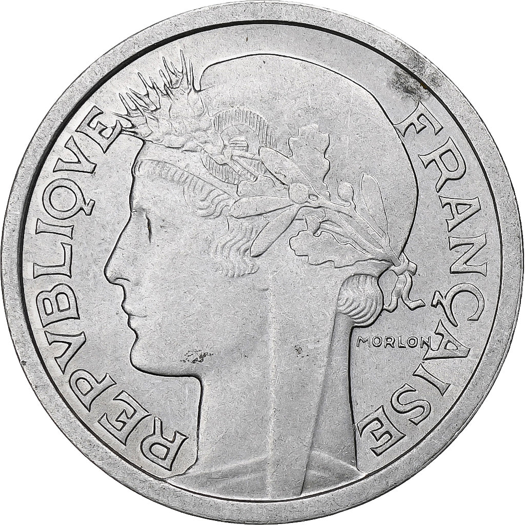 Francia, Franc, Morlon, 1957, Beaumont-Le-Roger, Aluminio, EBC+, Gadoury:473b