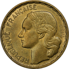 France, 20 Francs, Guiraud, 1950, Paris, 3 faucilles, Cupro-Aluminium, MS(63)