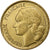 França, 20 Francs, Guiraud, 1953, Paris, Cobre-Alumínio, AU(55-58)
