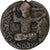 Artuqids, Husam al-Din Yuluq Arslan, Dirham, 1184-1201, Mardin, Bronzen, FR+
