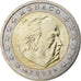 Monaco, Rainier III, 2 Euro, 2002, Monnaie de Paris, Bi-Metallic, MS(63)