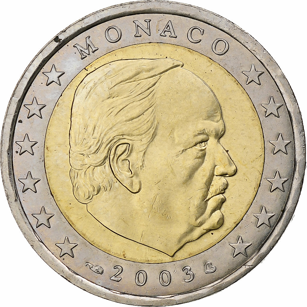 Monaco, Rainier III, 2 Euro, 2003, Monnaie de Paris, Bi-Metallic, VZ
