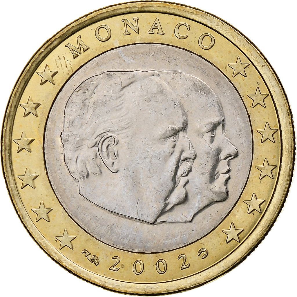 Monaco, Rainier III, Euro, 2002, Monnaie de Paris, Bimétallique, SUP