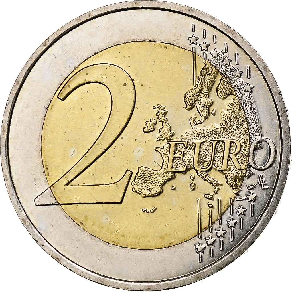 Monaco, Albert II, 2 Euro, 2015, Monnaie de Paris, Bi-Metallic, AU(55-58)