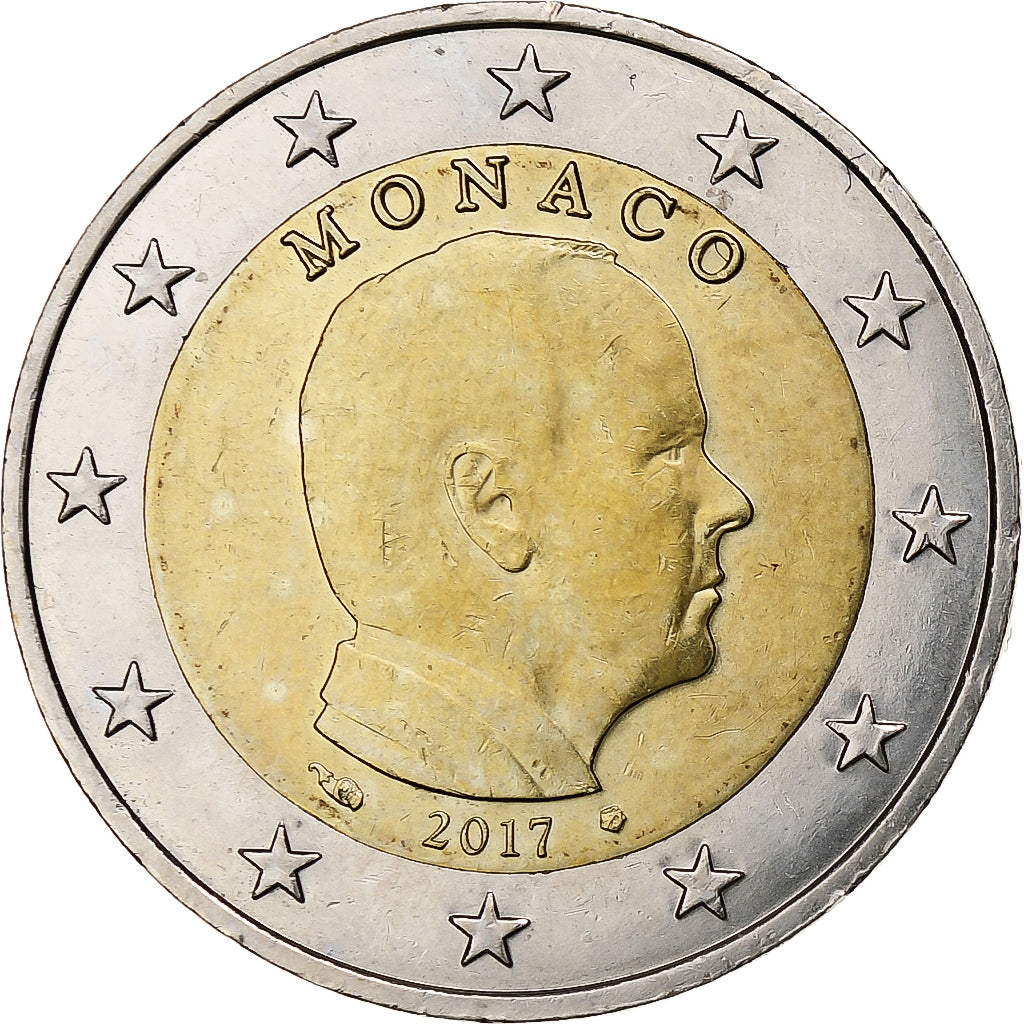Monaco, Albert II, 2 Euro, 2017, Monnaie de Paris, Bimétallique, SUP