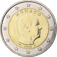 Monaco, Albert II, 2 Euro, 2018, Monnaie de Paris, Bimétallique, SPL