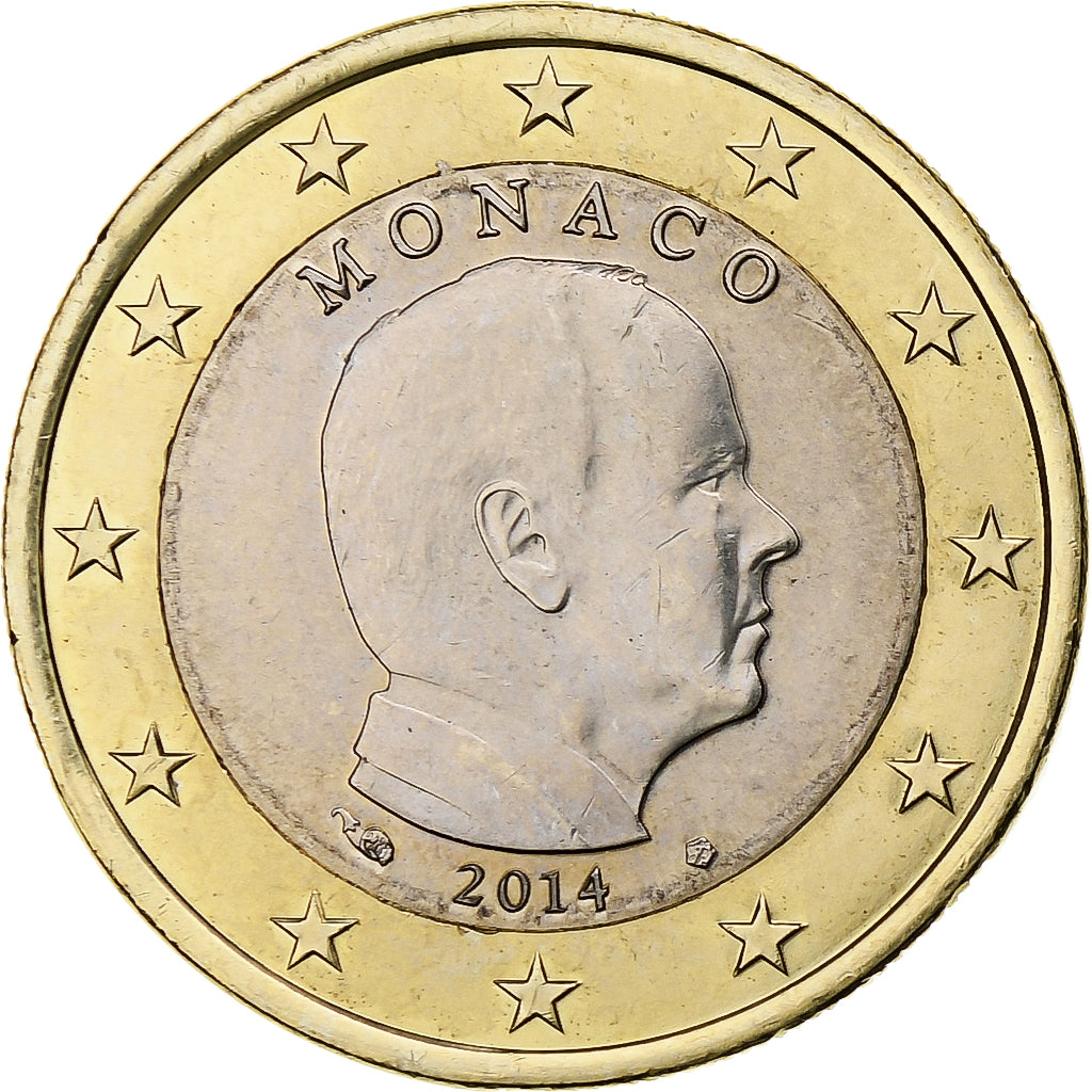 Monaco, Albert II, Euro, 2014, Monnaie de Paris, Bi-metallico, SPL