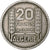 France, Algérie, 20 Francs, 1949, Paris, Copper-nickel, VF(30-35), KM:91