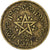 Francia, Maroc, Mohammed V, 10 Francs, AH 1371/1952, Paris, Aluminio - bronce