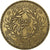 France, Tunisie, Muhammad VIII, 2 Francs, 1945, Paris, Aluminum-Bronze