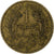 Frankrijk, Tunisie, Muhammad VI, Franc, 1945, Paris, Aluminum-Bronze, ZF, KM:247
