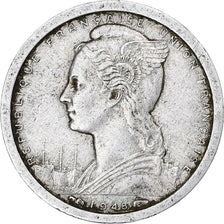 France, Madagascar, Franc, 1948, Paris, Aluminium, TB+, KM:3