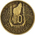 Francja, Madagascar, 10 Francs, 1953, Paris, Aluminium-Brąz, EF(40-45), KM:6