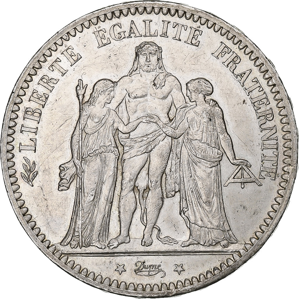 France, 5 Francs, Hercule, 1873, Paris, Silver, AU(55-58), Gadoury:745a