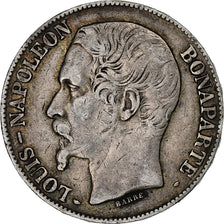 Frankrijk, Louis-Napoléon Bonaparte, 5 Francs, 1852, Paris, Zilver, FR+