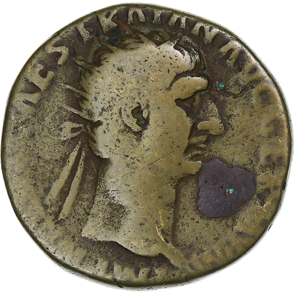 Trajan, Dupondius, 101-102, Rome, Bronze, VF(20-25), RIC:428