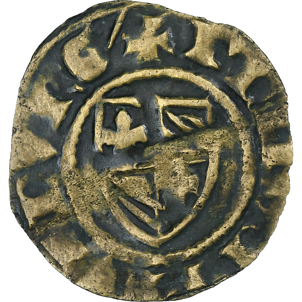 Burgundian Netherlands, Philippe le Hardi, Double Mite, 1384-1404, Copper