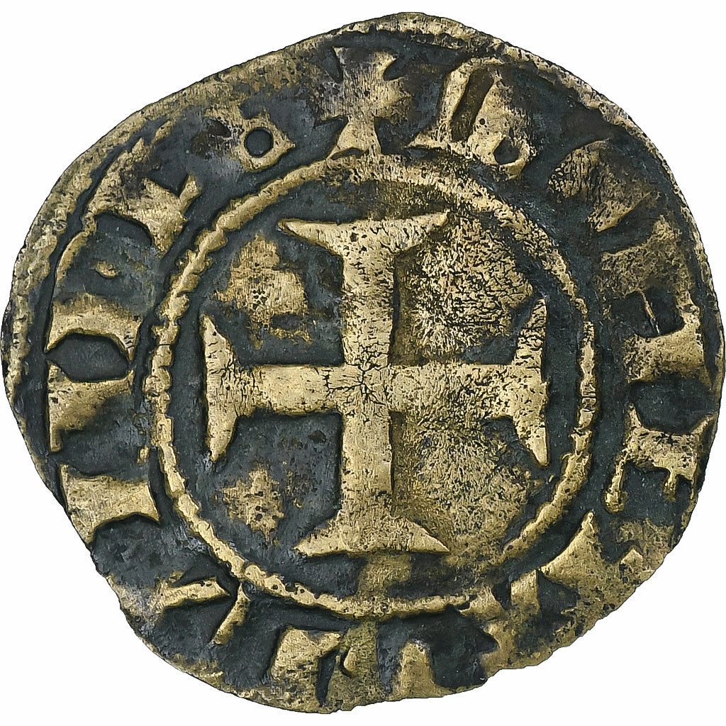 Burgundian Netherlands, Philippe le Hardi, Double Mite, 1384-1404, Copper