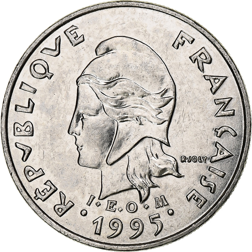 Nouvelle-Calédonie, 10 Francs, 1995, Pessac, I.E.O.M., Nickel, SPL, KM:11