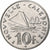 New Caledonia, 10 Francs, 1995, Pessac, I.E.O.M., Nickel, MS(63), KM:11