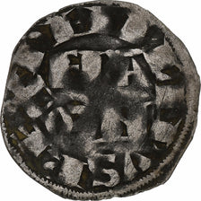 France, Philippe II Auguste, Denier Parisis, 1180-1223, Paris, Billon