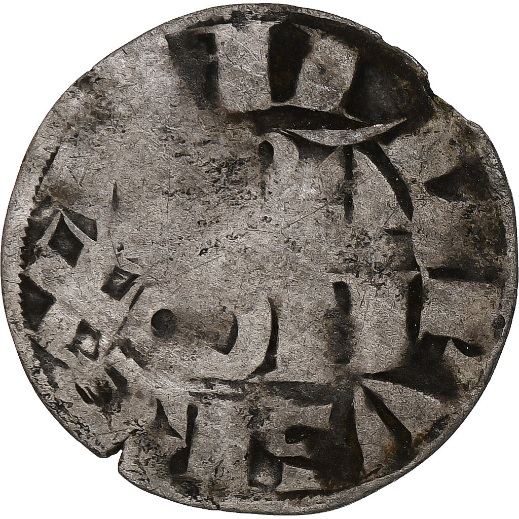 Frankreich, Philippe II Auguste, Denier Parisis, 1180-1223, Arras, Billon, S