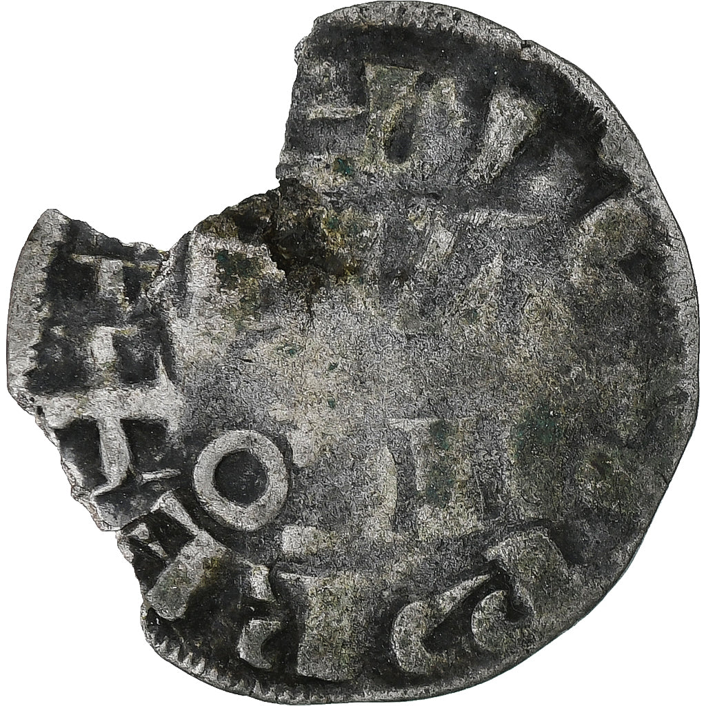França, Philippe II Auguste, Denier Parisis, 1180-1223, Arras, Lingote