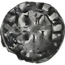France, Philippe II Auguste, Denier Parisis, 1180-1223, Arras, Billon