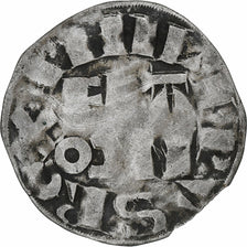 France, Philippe II Auguste, Denier Parisis, 1180-1223, Paris, Billon